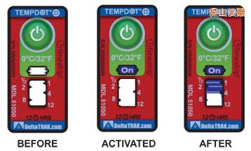保山溫度指示標(biāo)簽 累計(jì)上升時(shí)間/溫度的標(biāo)簽